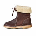 Vintage Buttery-Soft Waterproof Wool-Lined Ankle Boots