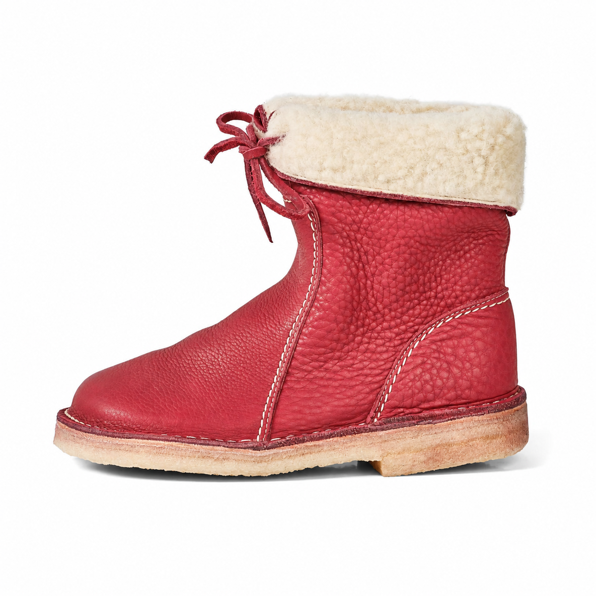Vintage Buttery-Soft Waterproof Wool-Lined Ankle Boots