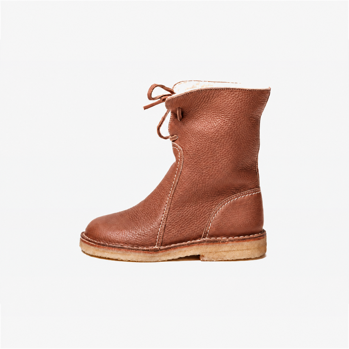 Vintage Buttery-Soft Waterproof Wool-Lined Ankle Boots